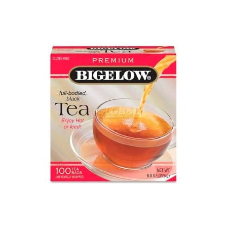 Bigelow Tea Co Bigelow Premium Blend Tea, Black Tea, Single Cup Bags, 100/Box BTC00351